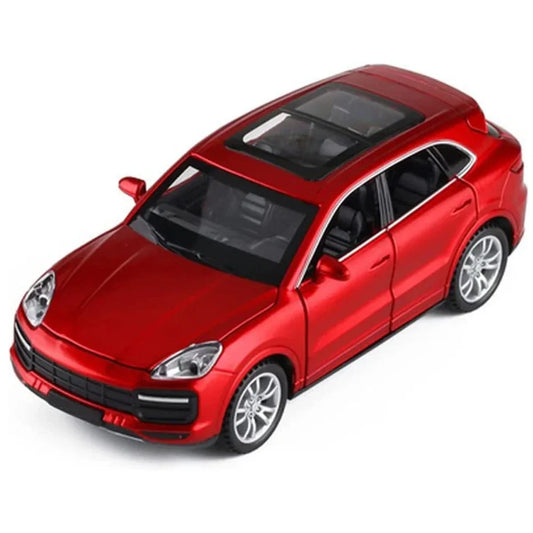 Porsche Cayenne 1:32 Diecast Metal Toy Car – Pull Back Model with Light, Sound & Openable Doors - Jaiman Toys
