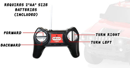 Road Burner 1:24 Mercedes-Benz SLS AMG GT3 Remote Control Racing Car, Red – Rechargeable 2.4 GHz RC Car for Ages 6+