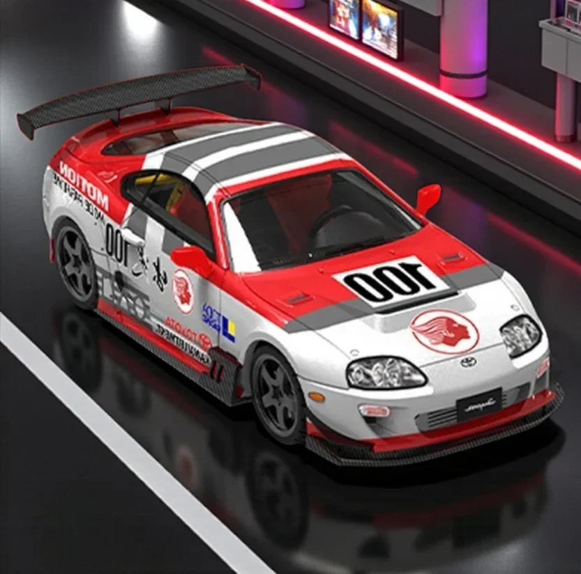 BSC Toyota 1:64  Supra A80 Idemitsu 100 Regular Edition Racing   Diecast Car Model