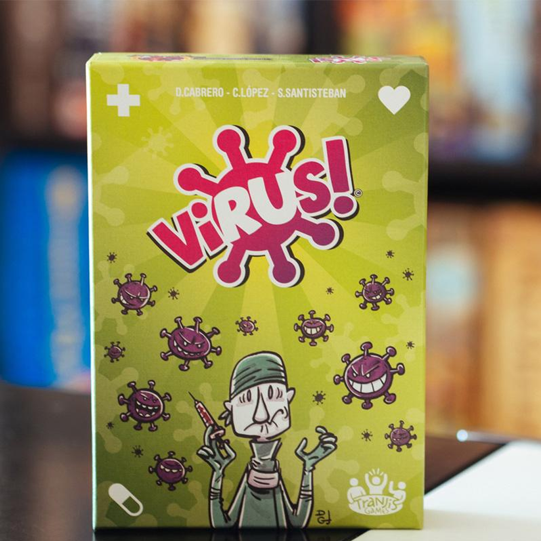 Virus! Tranjis Games - El Juego de Cartas más contagioso (2-6 Players)- Age 8+