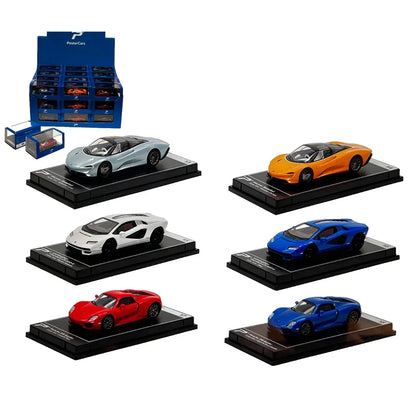 PosterCars 1:64 Hypercar League Collection – 6-Piece Diecast Model Set (Porsche, Lamborghini, McLaren)