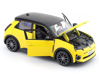 Bburago 1:24 Renault 5 E-Tech Yellow Die-Cast Model Car | Premium Collectible