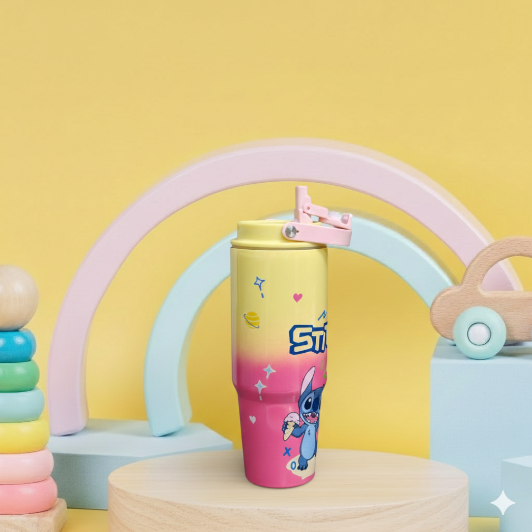 Stitch 900 ml (30 oz) Vacuum Insulated Stainless Steel Sipper Water Bottle