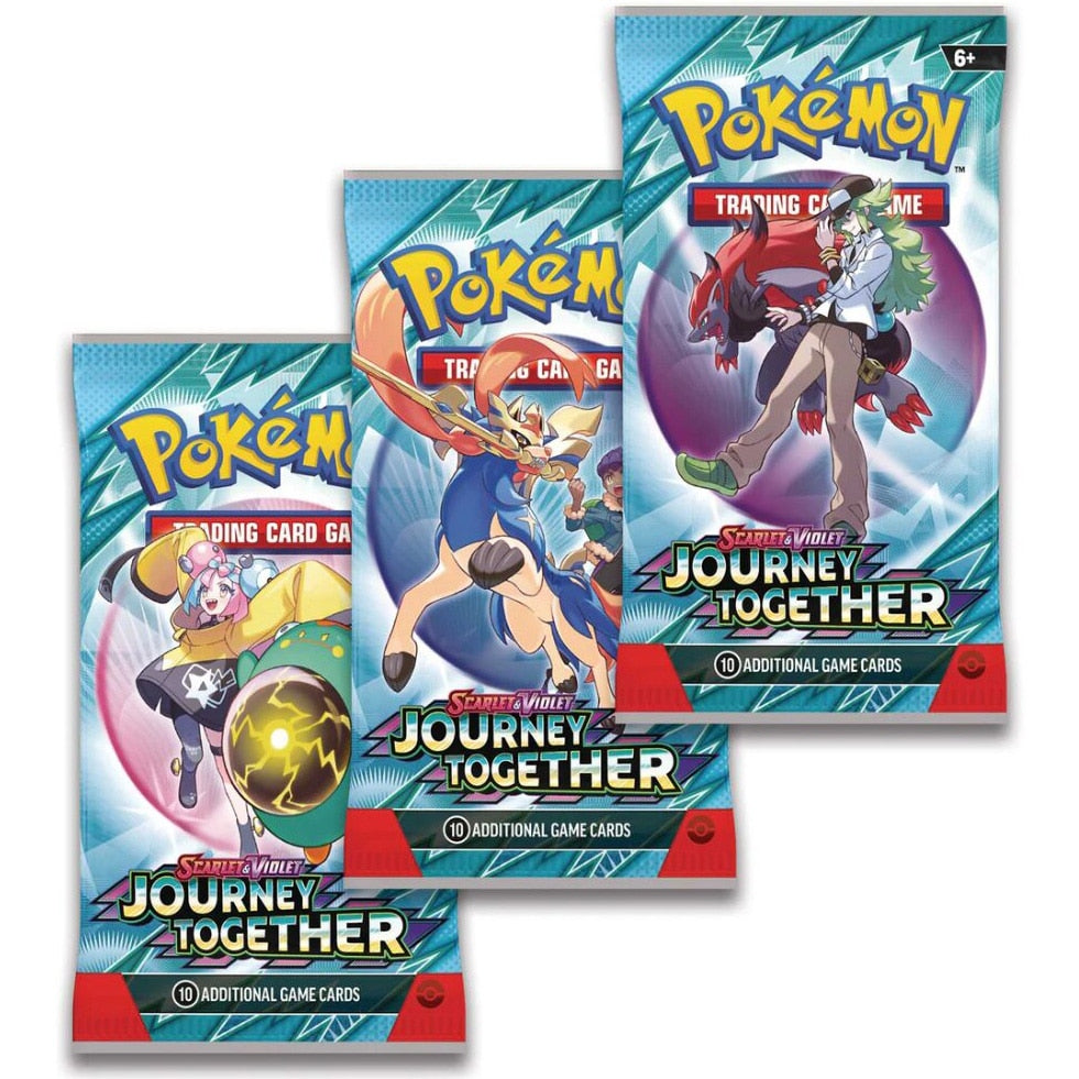 Pokémon Scarlet & Violet Journey Together 3-Pack Booster Blister | Trading Card Game Set