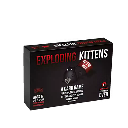 Exploding Kittens: NSFW Edition - Adult Board Game - 2 to 5 Players,  AGE 17+