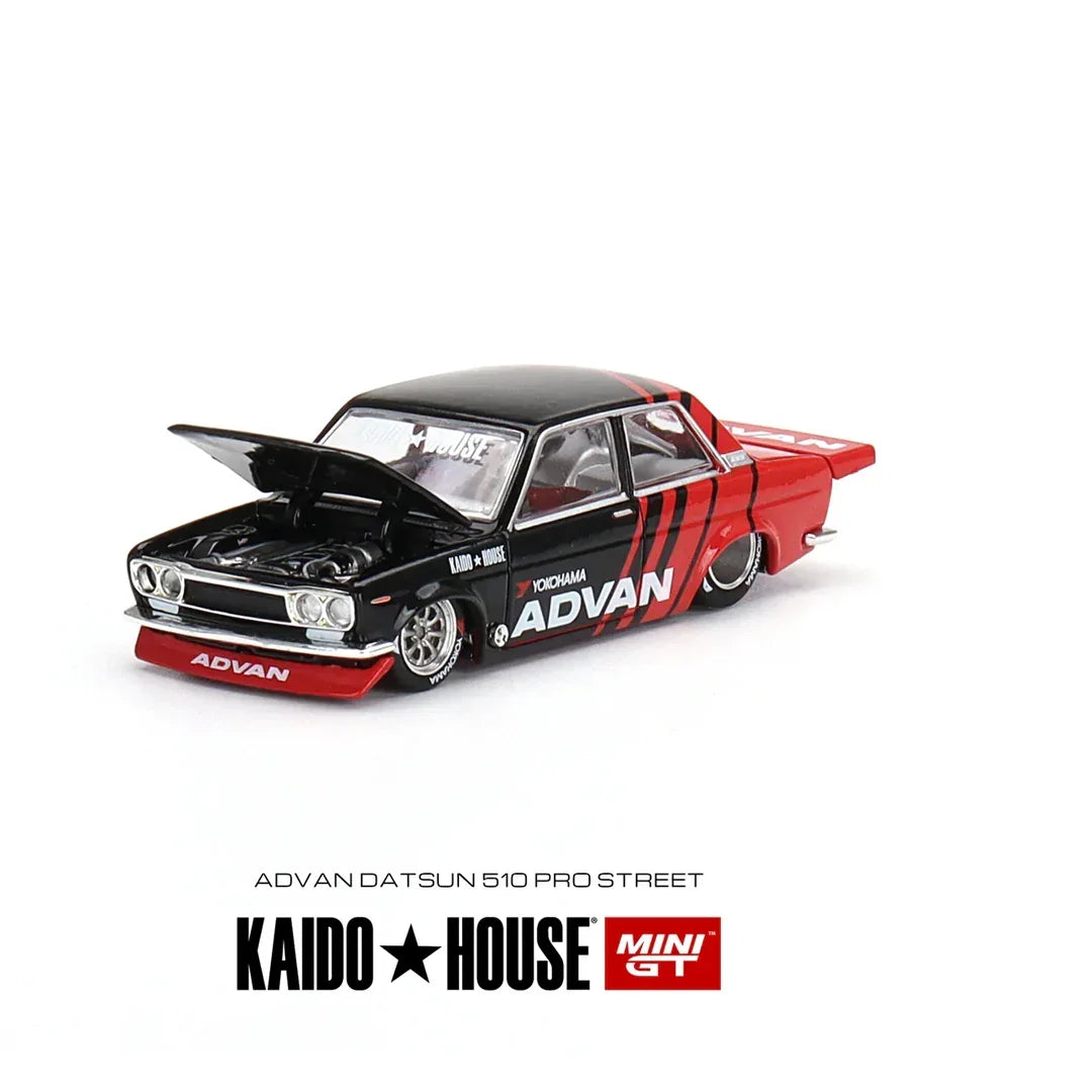街道ハウス　1/64 510ワゴン　チェイスカー Kaido House + MINIGT 1:64 Datsun 510 Pro Street / Wagon ADVAN (3