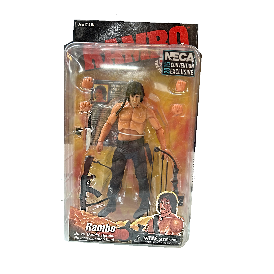 NECA Rambo Action Figure - Brave. Daring. Heroic Age 17+