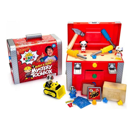 Ryan's World Build-a-Ryan Mystery Toolbox with Construction-Themed Toys