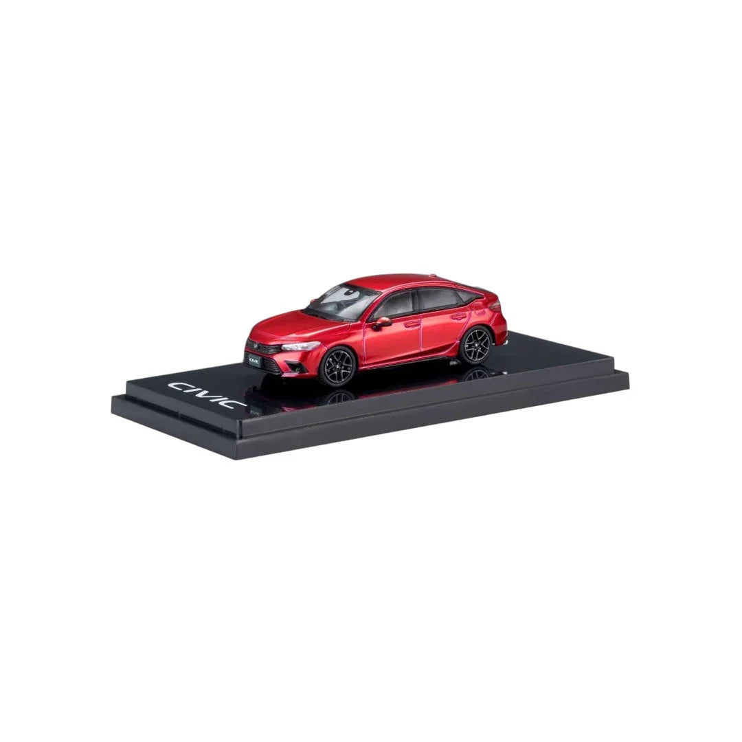 1:64 Hobby Japan Honda (FL1) Premium Crystal Red Metallic HJ641046AR Civic 50 Anniversary Run Forever Diecast Scale Model Car - Jaiman Toys