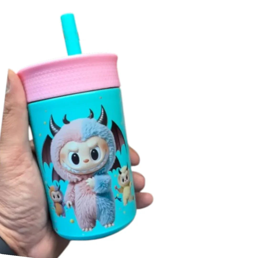 Stainless Steel Sipper Water Botttle & Attractive Print Keeps Drinks Hot & Cold 250ml - Jaiman Toys