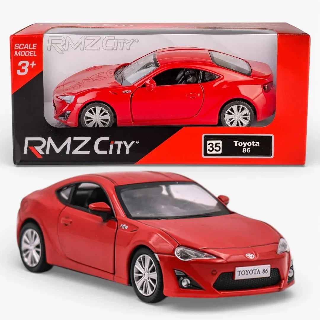 RMZ City 1:36 Toyota 86 Diecast Car Model – Opening Doors