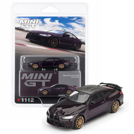 Mini GT 1:64 (Blister Pack) BMW M4 M Performance Daytona Violet Die-Cast Model Car | Premium BMW Collectible