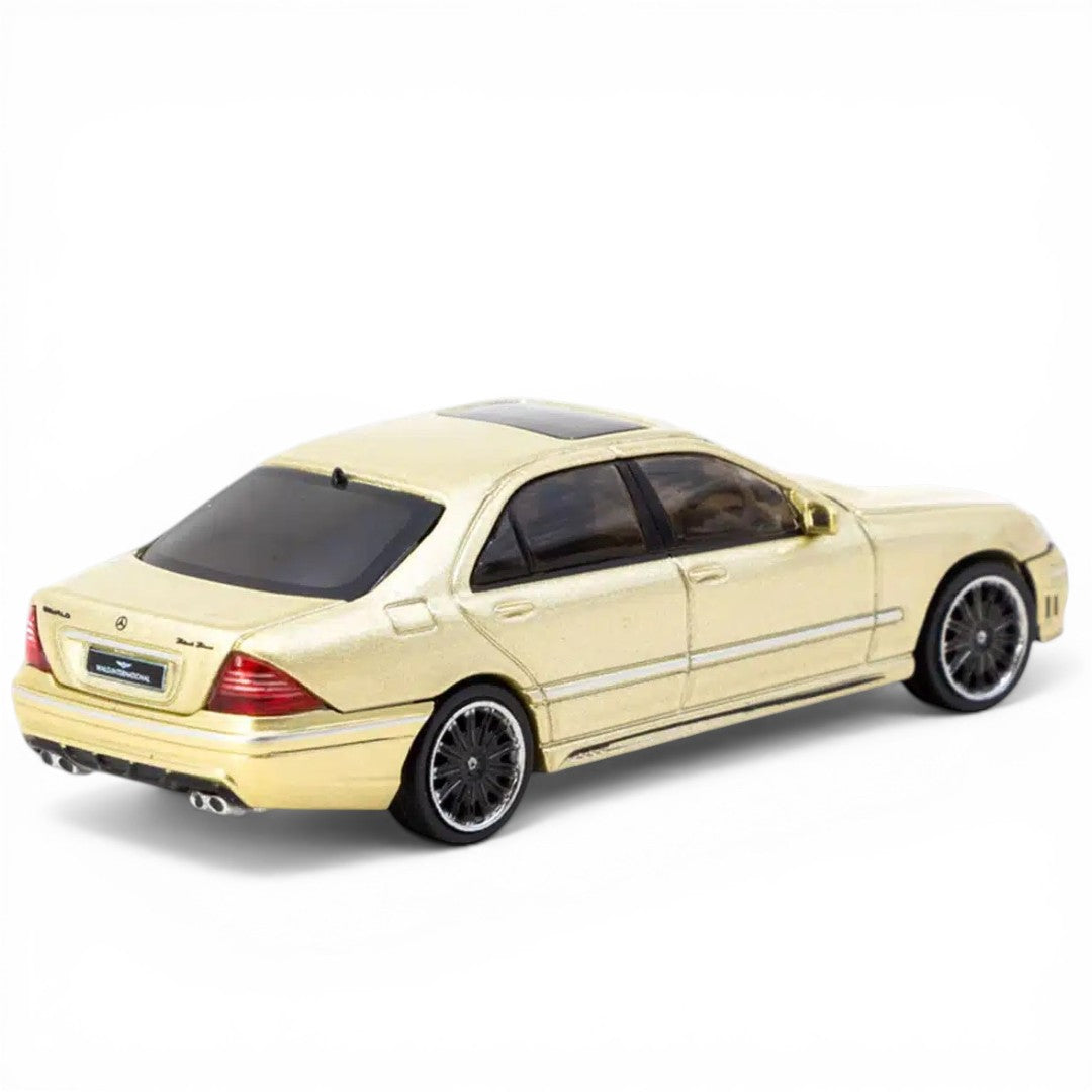 Tarmac Works GLOBAL64 1:64 CLDC Mercedes-Benz S-Class Wald Gold Special Edition Diecast Model Car (T64G-072-GO)