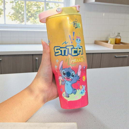 Stitch 900 ml (30 oz) Vacuum Insulated Stainless Steel Sipper Water Bottle
