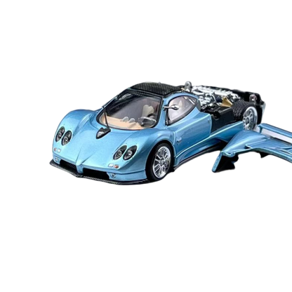 LMF Pagani Zonda C12s – Light Blue | 1:64 Diecast Supercar- 2 Variants