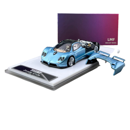 LMF Pagani Zonda C12s – Light Blue | 1:64 Diecast Supercar- 2 Variants