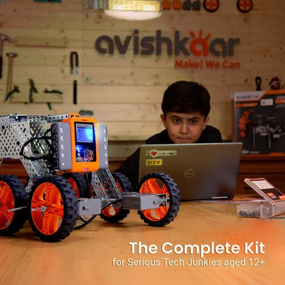 Avishkaar Robotics Pro Kit | 200-in-1 Advanced STEM & Coding Kit for Ages 12+