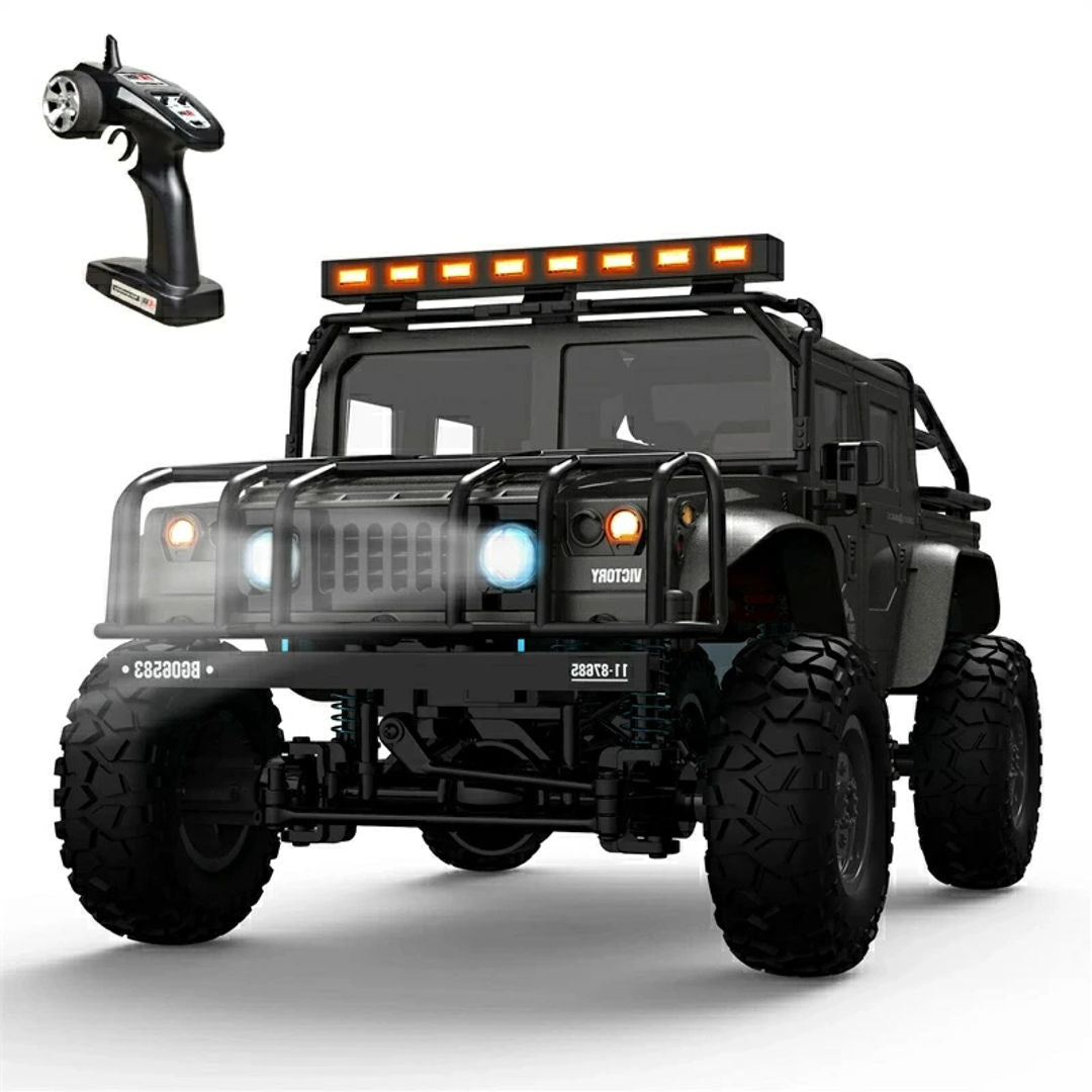 JJRC Q121 H1 HURTLE 1:12 Scale 4WD RC Crawler – Full Proportional Control Off-Road Truck (Grey)