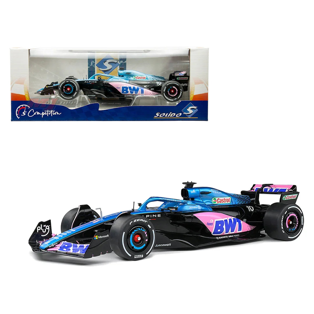 Solido 1:18 2023 Alpine A523 Presentation Version – Blue Edition – Competition - Jaiman Toys