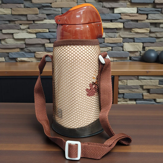 Bangda 560ml Stainless Steel Lecai Vacuum Children Water Bottle – Leaf Bear Theme