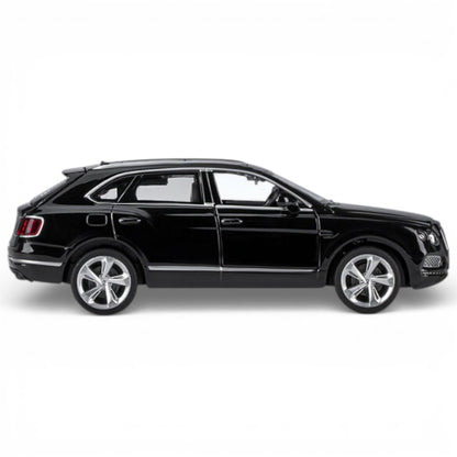 MSZ 1:32 Bentley Bentayga Die-Cast Model Car – Black|Pull Back, Openable Doors, Light & Sound (68369)