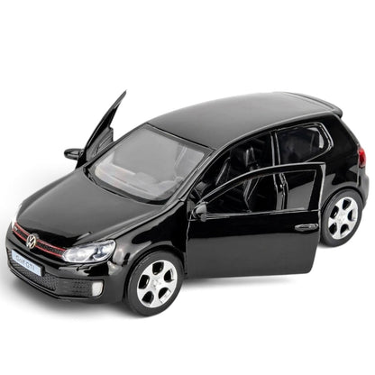 RMZ City Volkswagen Golf GTI 1:32 Scale Die-Cast Model Car – Collectible Sports Hatchback with Opening Doors, Pull-Back Action– 2 Colour Variants