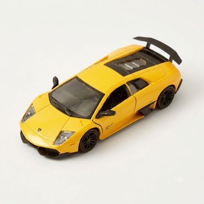 RMZ City Lamborghini Murciélago SV 1:32 Scale Die-Cast Model Car –  Collectible Supercar with Opening Doors, Pull-Back Action with 2 Variants