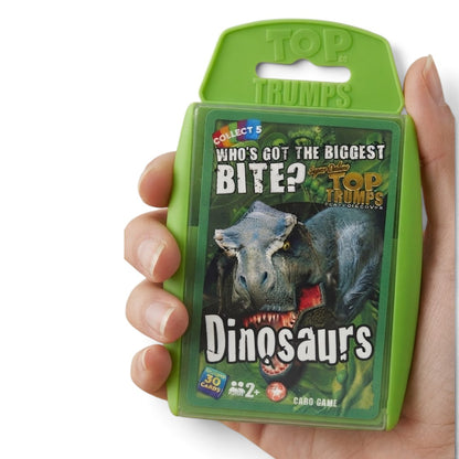Top Trumps Dinosaurs Card Game – 30 Cards, 2+ Players