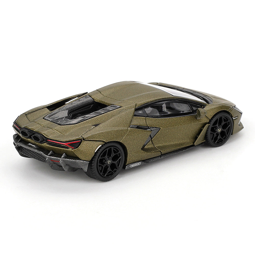 MINI GT 1:64 Scale Lamborghini Revuelto Verde Gea Matte Die-Cast Model Car