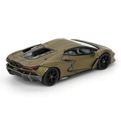 MINI GT 1:64 Scale Lamborghini Revuelto Verde Gea Matte Die-Cast Model Car