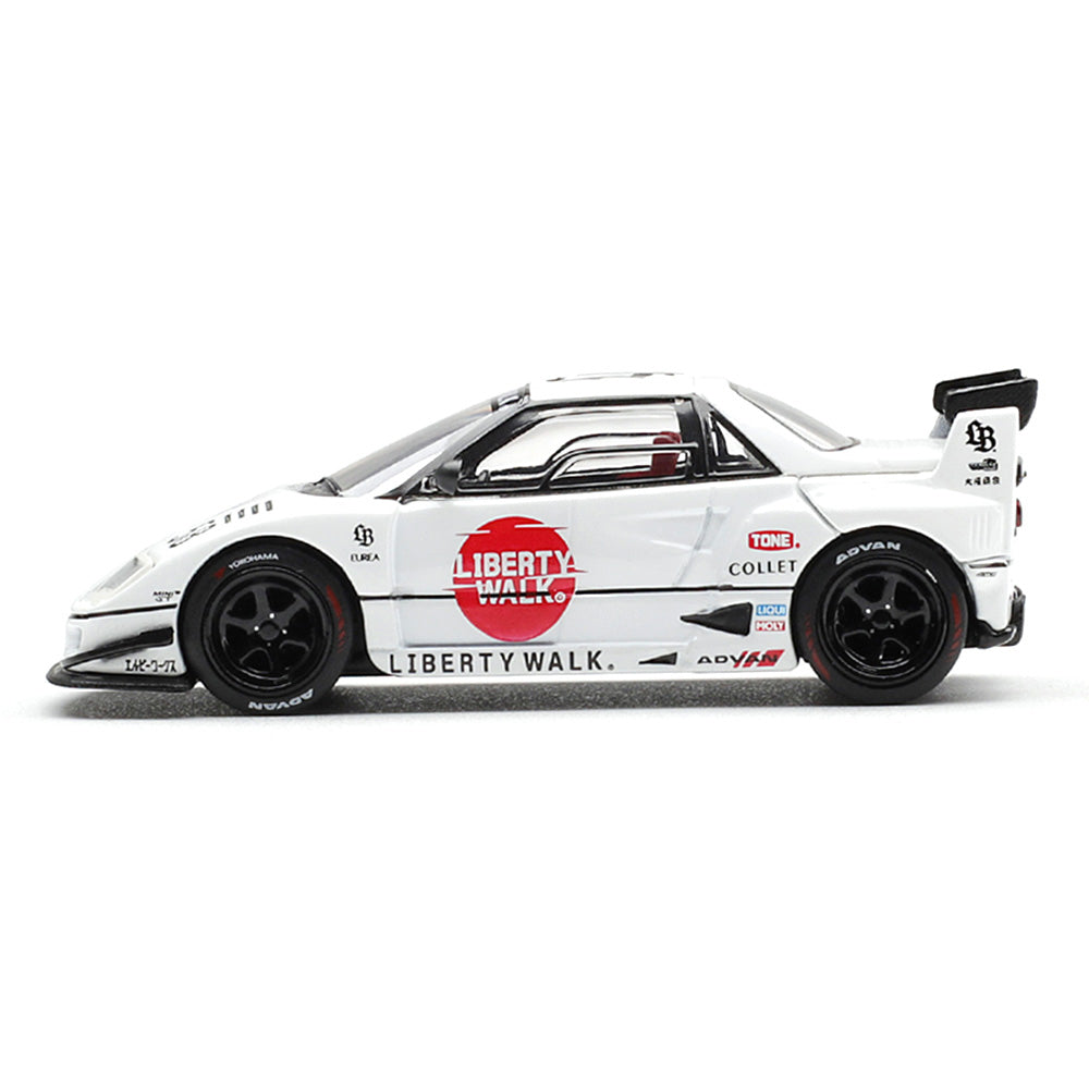 MINI GT 1:64 Mazda AZ-1 Liberty Walk LB40 LB-Hinomaru White Die-Cast Model Car