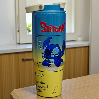 Stitch 900 ml (30 oz) Vacuum Insulated Stainless Steel Sipper Water Bottle