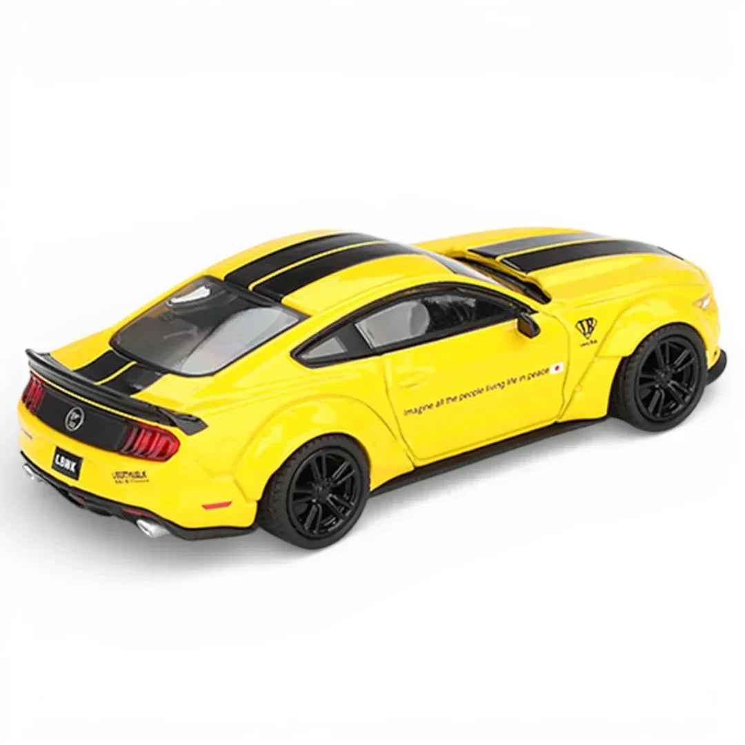 Mini GT LB-WORKS Ford Mustang – Triple Yellow MGT01077-BL+Jaguar C Mini GT LB-WORKS Ford Mustang – Triple Yellow MGT01077-BL+Jaguar C