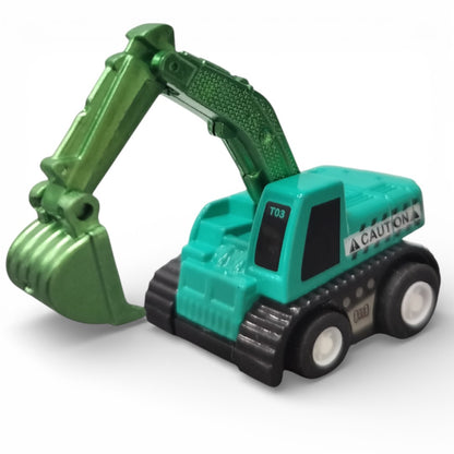Joy Junction 1:64 Mini Racer Alloy Metal Excavator Toy with Pull-Back Function