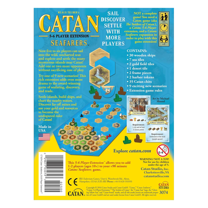 Catan Seafarers 5 and 6 Player Extension