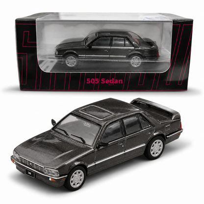Shadow 1:64 Peugeot 505 Sedan Diecast Model Car | Premium Collectible with 2 Color Variants