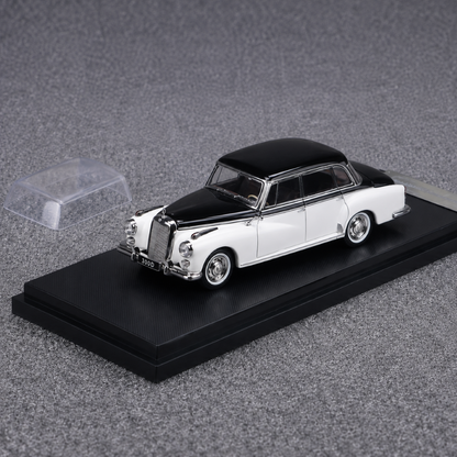 GFCC 1:64 1959 Mercedes-Benz 300D Die-Cast Model Car | Classic Luxury Sedan Collectible Scale Model