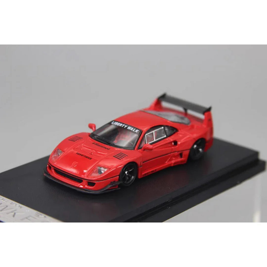 Street Warrior 1:64 Scale Ferrari F40 LBWK Red Diecast Car Model