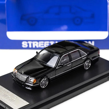 Street Weapon BENZ-W140 Black Diecast 1:64 Scale Car Model - Jaiman Toys