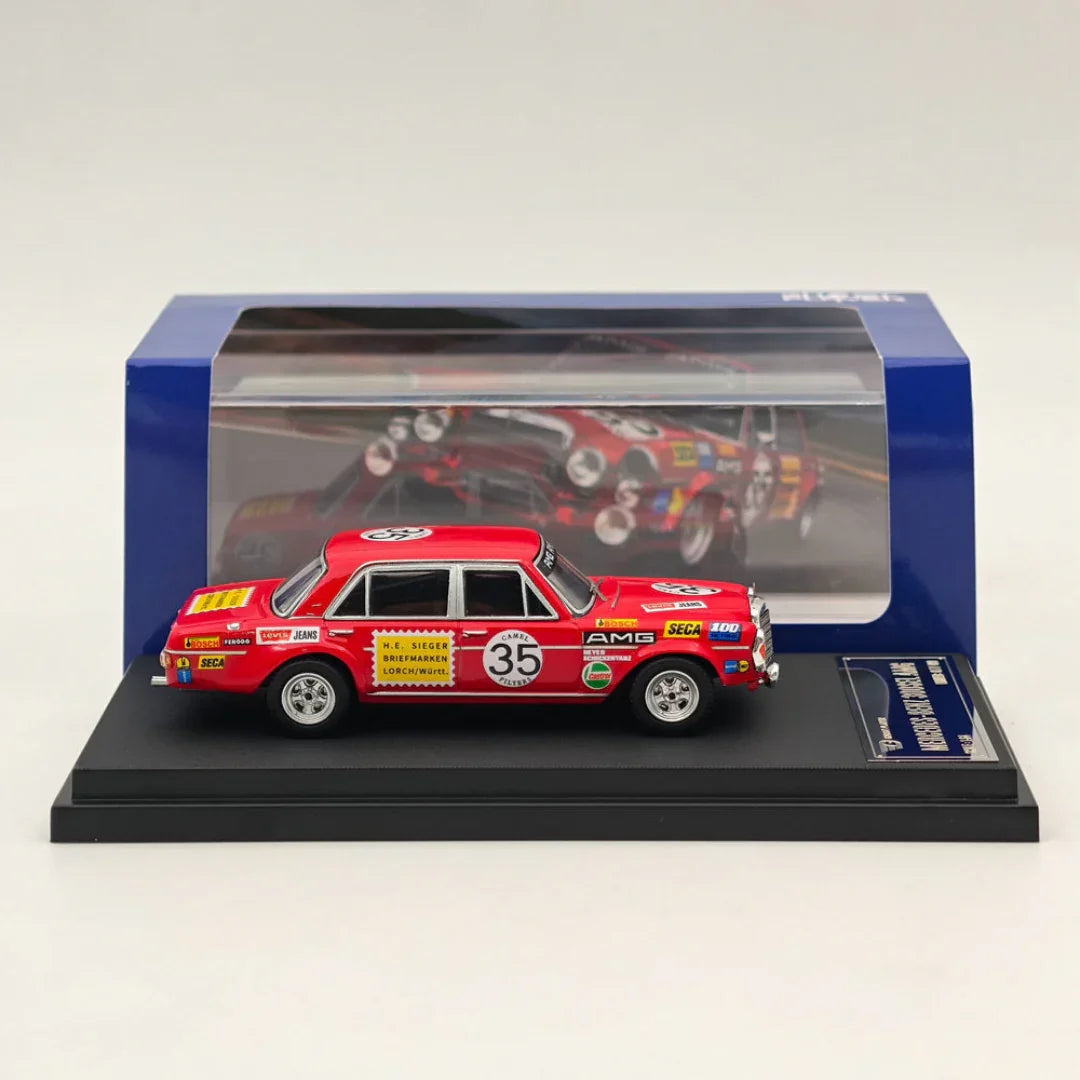 Ghost Player 1/64 MERCEDES BENZ 300SEL AMG Red #35 Diecast Model Car - Jaiman Toys