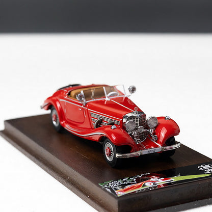 Liberty64 1:64 Mercedes-Benz 500K (W29) Die-Cast Model Car | Classic Luxury Roadster Collectible with 4 Variants