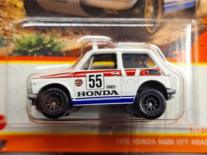 Matchbox 1970 Honda N600 Off Road, White-HKW33