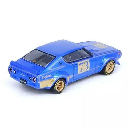 INNO 64 Nissan Skyline 2000 GT-R KPGC110 Racing Concept 1972 Blue 1/64 DIecast Model Car - Jaiman Toys