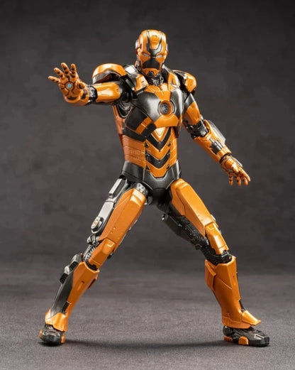 ZD Toys Marvel Studios Iron Man 3 Mark 28 (Jack) | 1:10 Scale 7-Inch Highly Articulated Action Figure