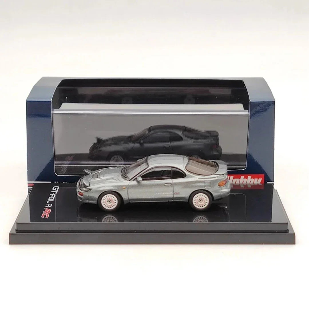 Hobby Japan 1:64 HJ641023DR Toyota CELICA Turbo 4WD Carlos Sainz Limited Edition GT-FOUR RC Diecast Toys Grey Models - Jaiman Toys