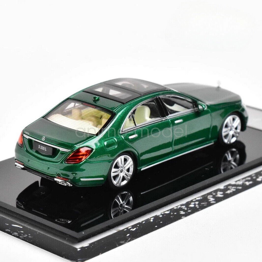 Glory Model 1:64 Mercedes-Benz S320L W222 Green Diecast Car | Luxury S-Class Scale Model