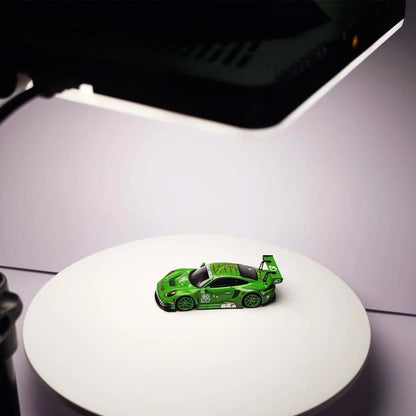 STAR RACE 1:64 Porsche 911 GT3 RS Diecast Car Model – Green T-Rex Racing Livery | Premium Collector Edition