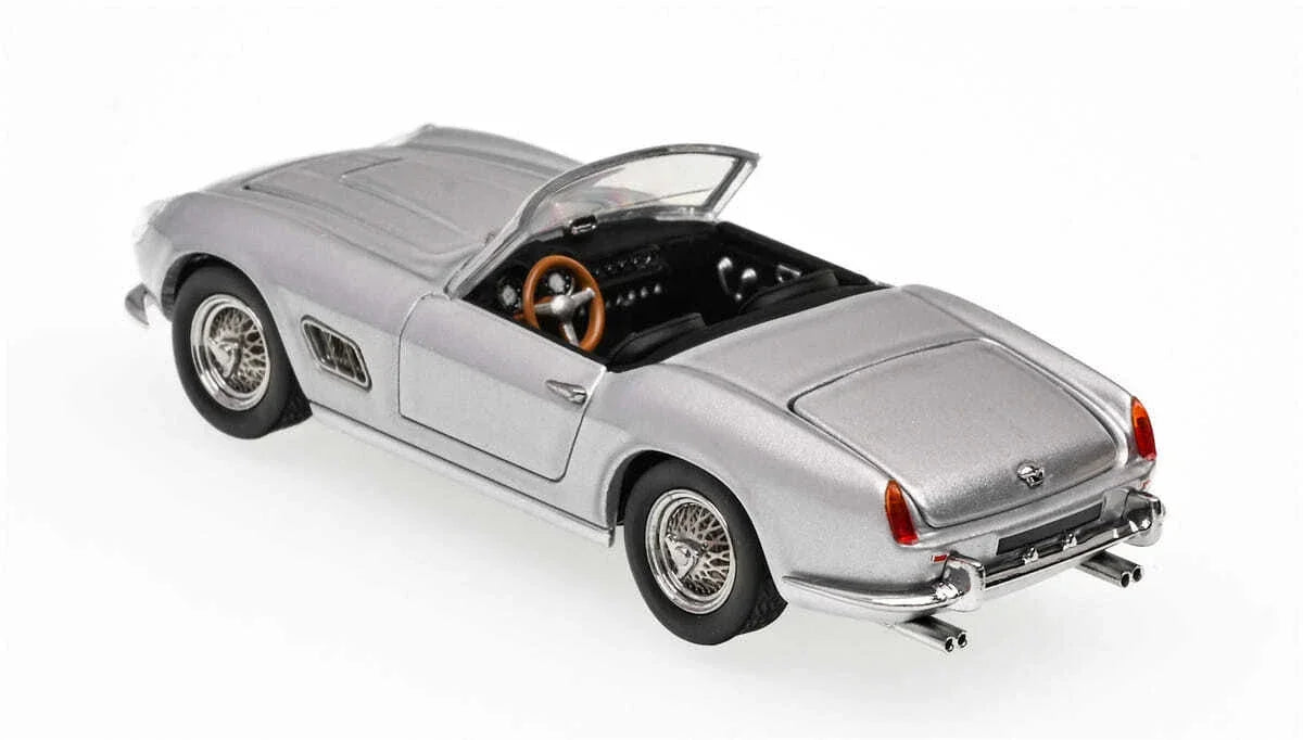 GFCC 1:64 Scale 1960 SWB Ferrari 250GT California Silver Convertible Diecast Car Model - Jaiman Toys