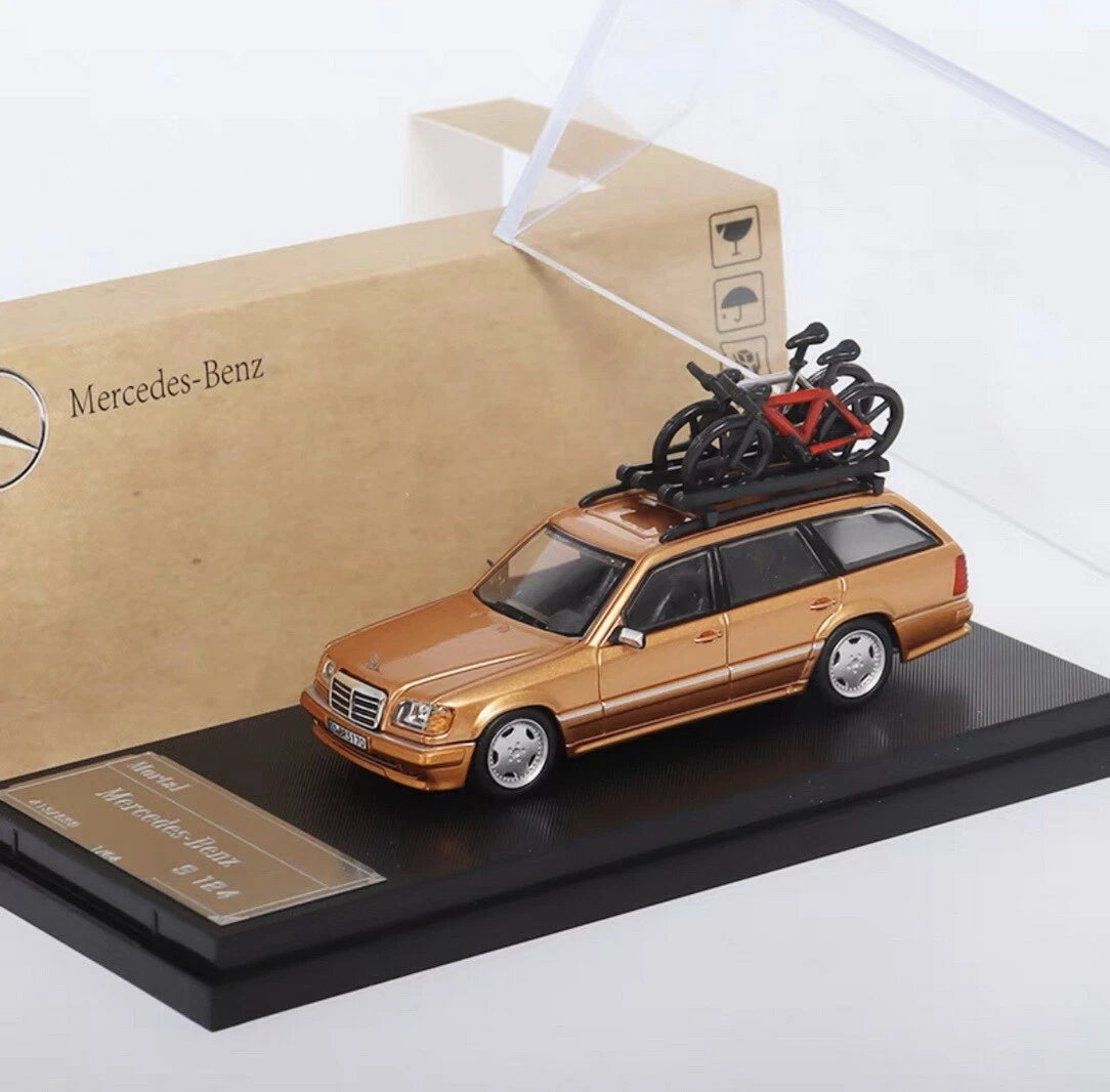 Mortal Model 1:64 Mercedes-Benz E-Class S124 Diecast Car | Classic Premium Collector Model