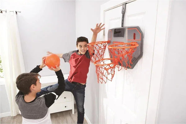 Game Point Triple Shot Challenge Indoor Basketball Play Set - Jaiman Toys